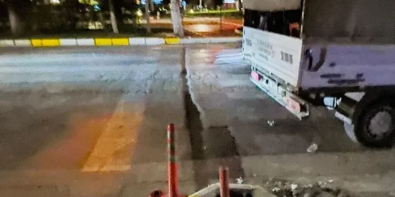 Isparta Şehir Hastanesi Yaya Geçidi Trafik Güvenliği İçin Kapatıldı