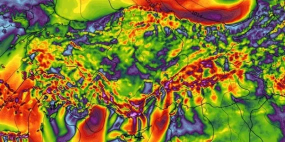 Antalya ve Akdeniz Bölgesini Kuvvetli Rüzgar Vuracak