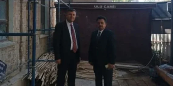 Isparta Ulu Cami'nde Restorasyon Çalışmaları İncelendi