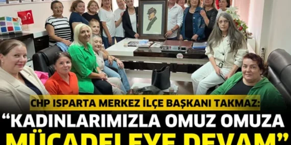 “Kadınlarımızla omuz omuza mücadeleye devam”