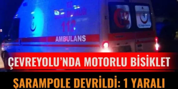 Isparta'da Motorsiklet Kazası: 1 Yaralı