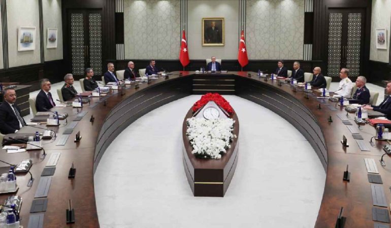 MGK toplantısı ardından 8 maddelik bildiri