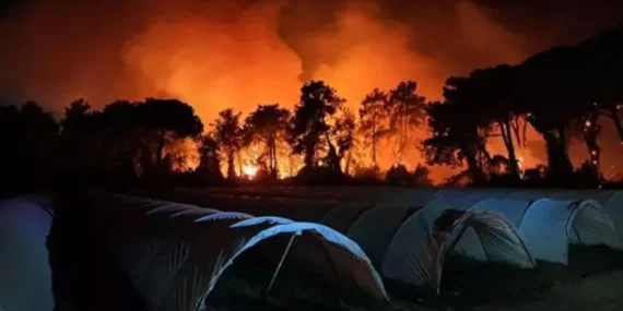 Antalya Aksu'da Orman Yangını: İki Otel Tahliye Edildi, Ekipler Müdahale Ediyor
