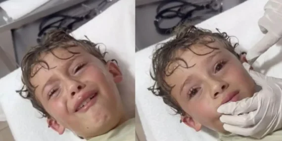 Sahilde Tatilden Sonra Kulağından Yengeç Çıkarıldı!