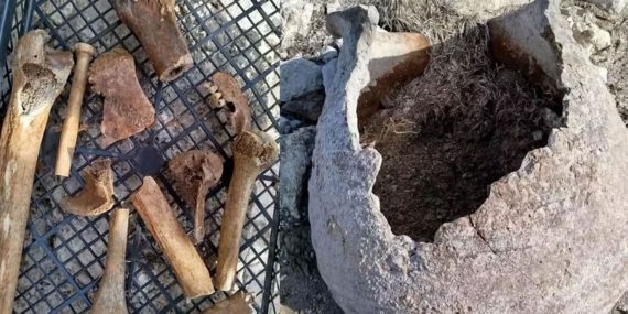 Eğirdir'de Sular Çekildi: Ortaya Çıkan Küp Mezarlar İnceleniyor