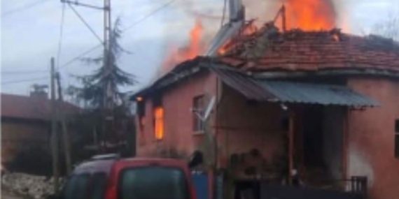 Sütçüler Kesme Köyü'nde Korkutan Ev Yangını: 1 Yaralı