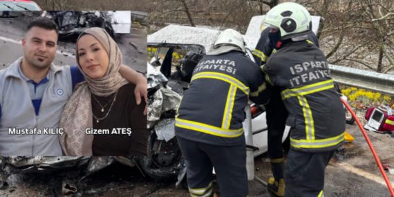 Isparta-Antalya Yolunda Feci Kaza: Nişanlı Çift Hayatını Kaybetti