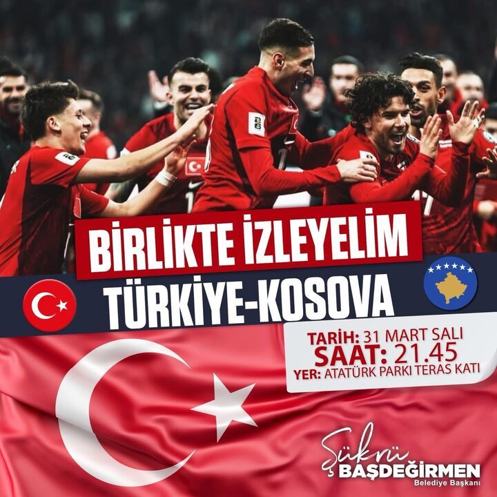 Isparta'da Milli Maç Heyecanı İçin Dev Ekran Kuruluyor