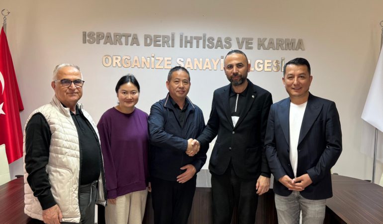 Isparta Deri OSB'ye Çinli Yatırımcıdan 50 Bin Metrekarelik Talep