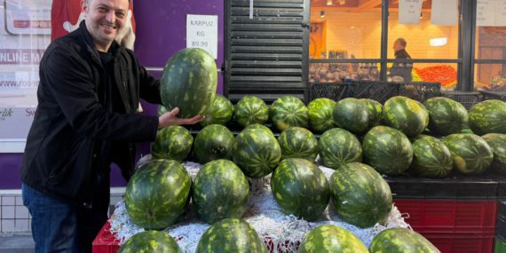 Yazın Habercisi Karpuz Pazar Tezgahlarında Yerini Aldı
